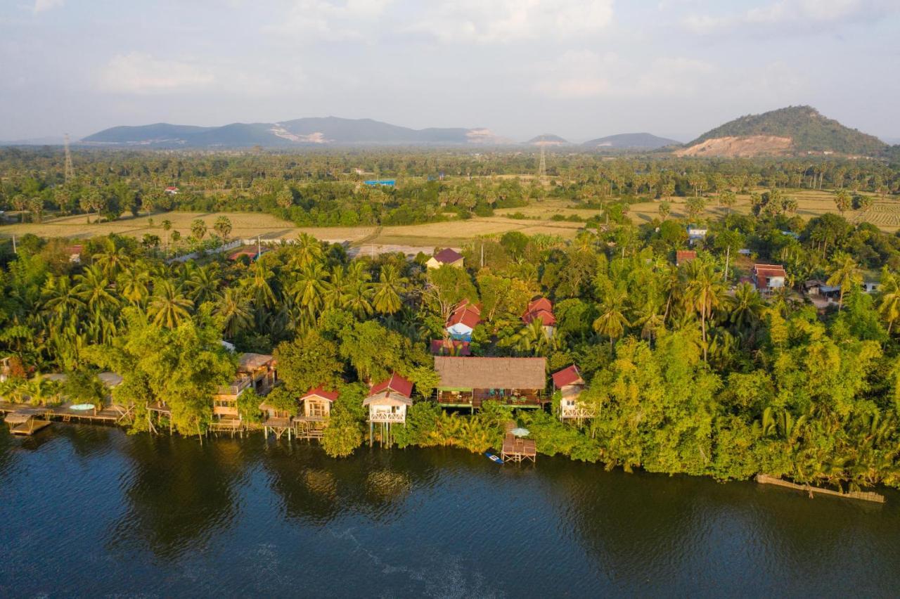 Green Mango Bungalows Kampot Exterior foto