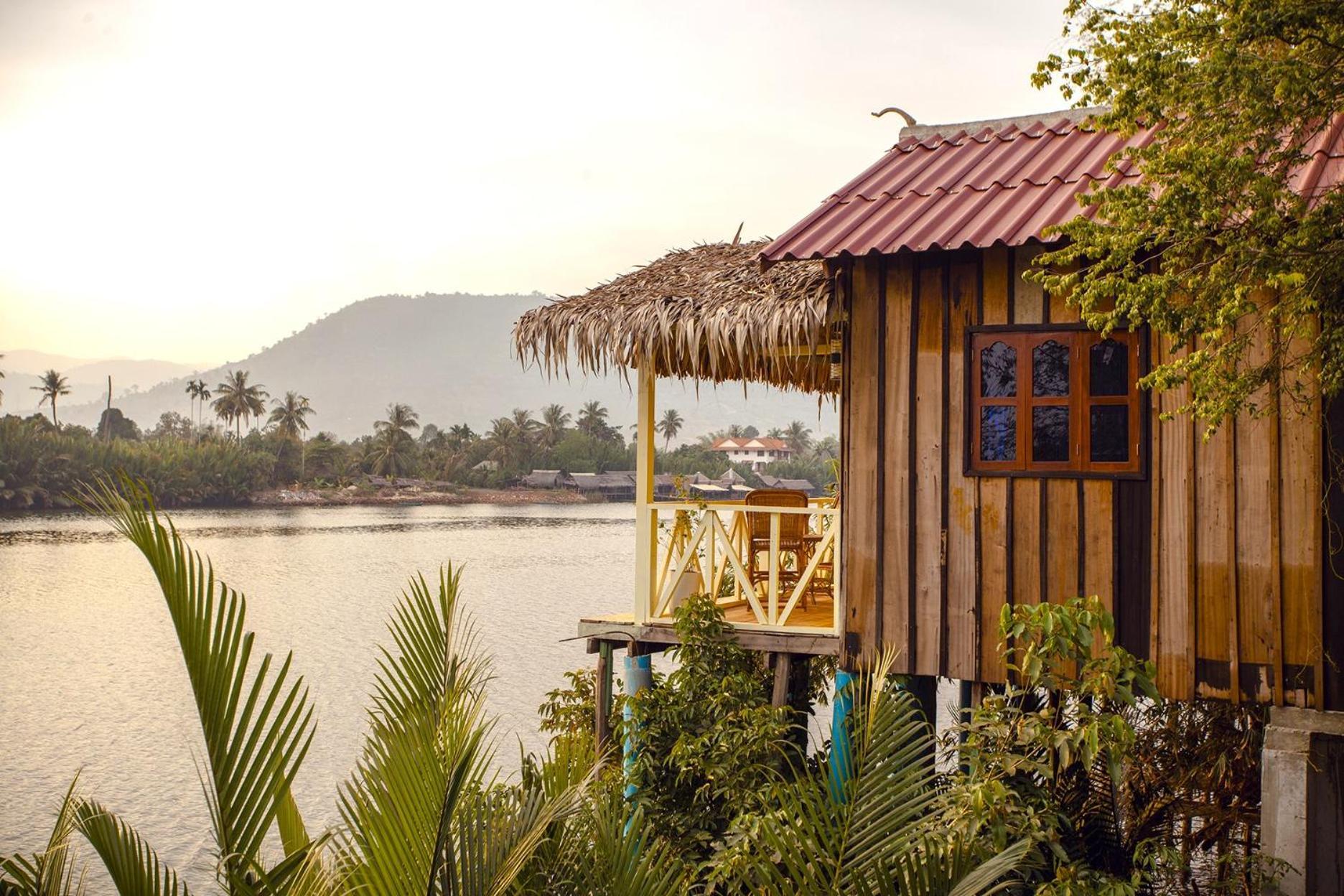 Green Mango Bungalows Kampot Exterior foto